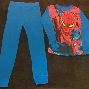 .Spiderman Pajamas (Size 8)